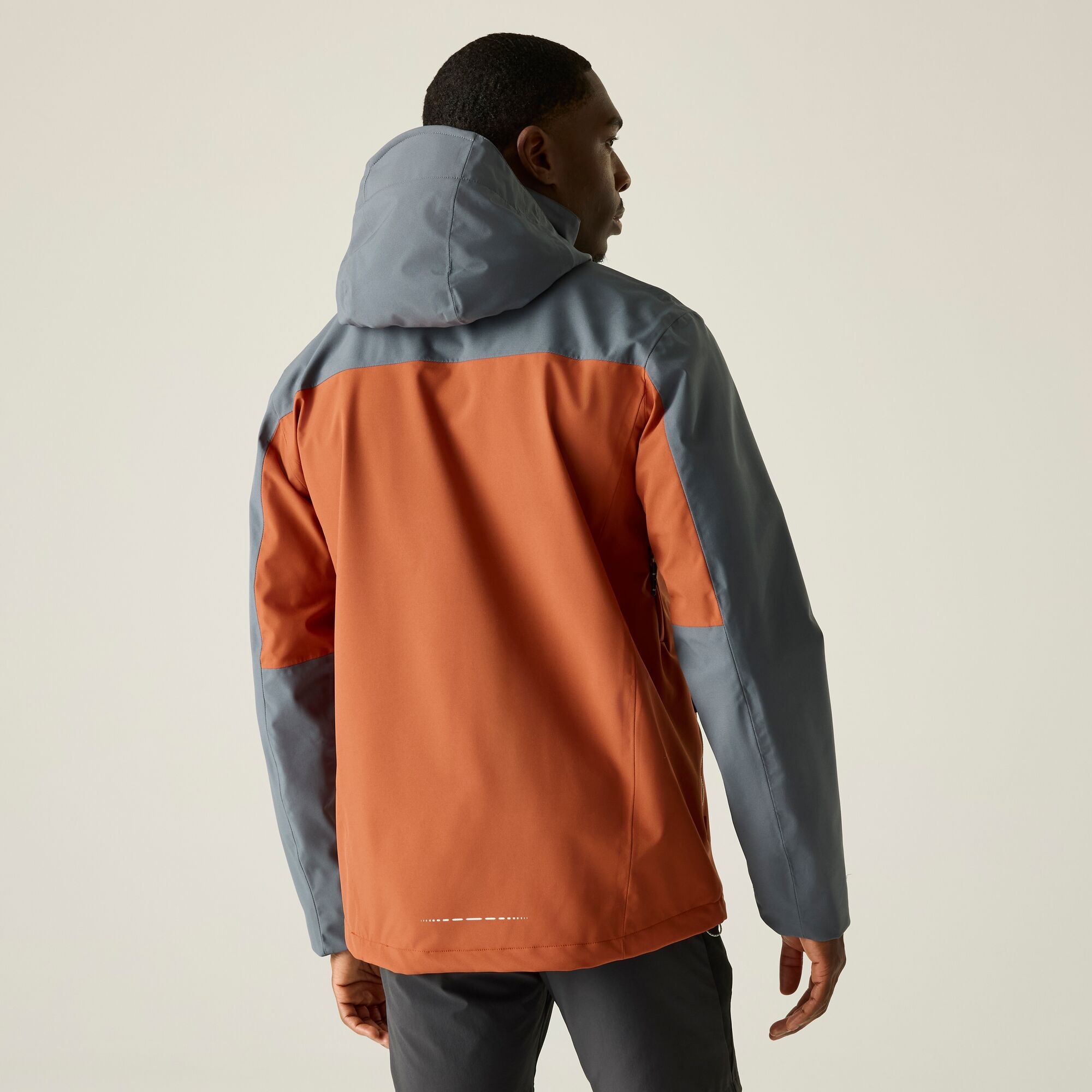 Regatta   Kurtka męska przeciwdeszczowa z membraną Bosfield Pomarańczowy