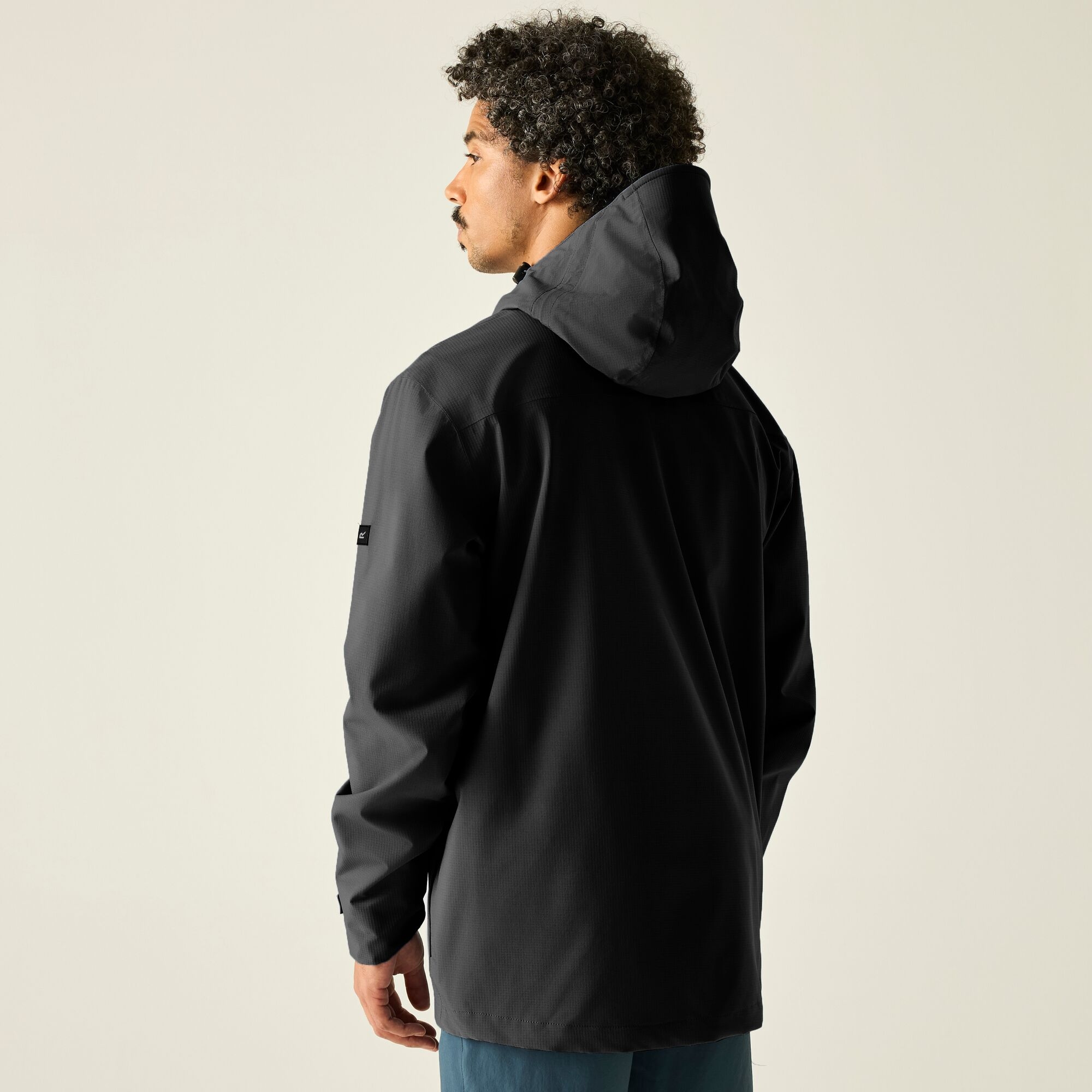 Regatta   Kurtka męska przeciwdeszczowa z membraną Oklarna Czarny