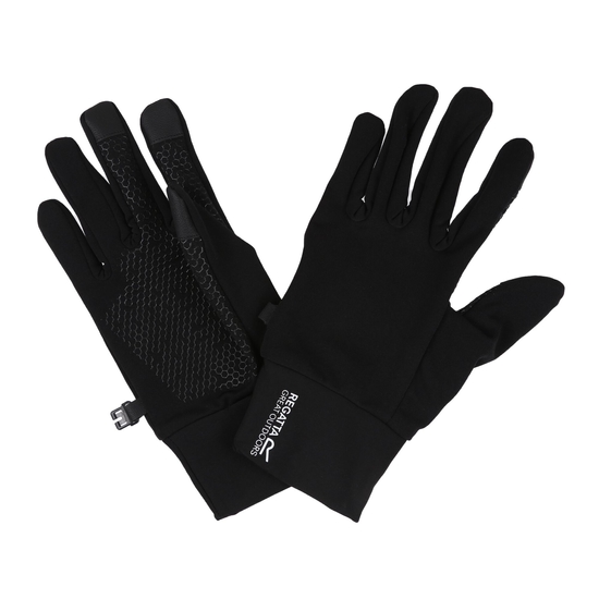 Unisex Touchtip Stretch Gloves II Black