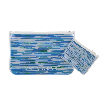 Taschenset für nasse Schwimmsachen Blau