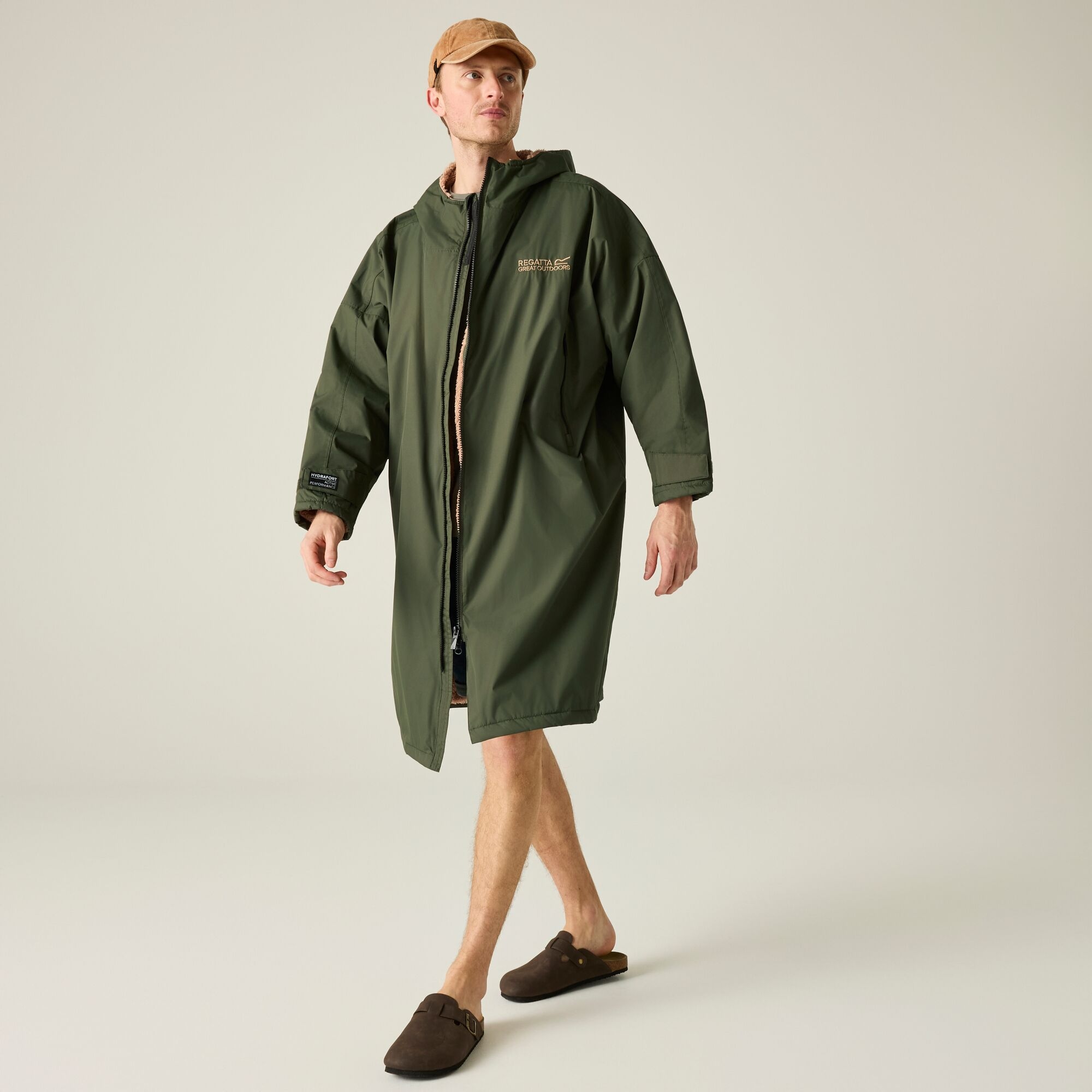 Regatta   Płaszcz do przebierania unisex wodoodporny Changing Robe Zielony