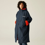 Navy Rusty Orange Lining