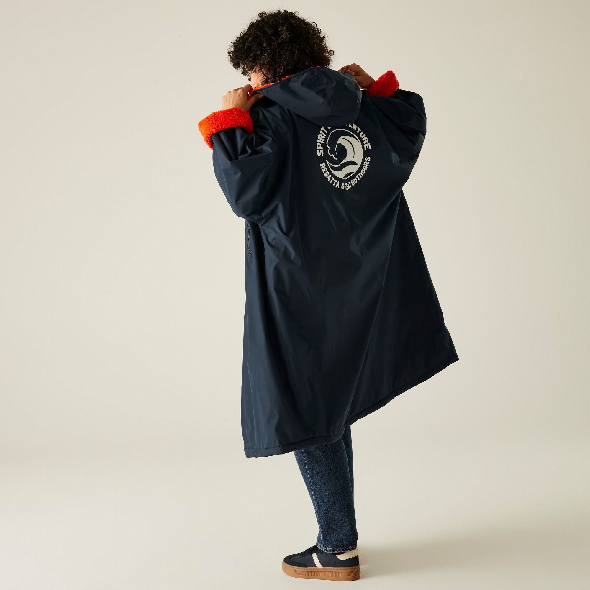 Regatta Unisex Płaszcz Plażowy Wodoodporny Changing Robe Niebieski