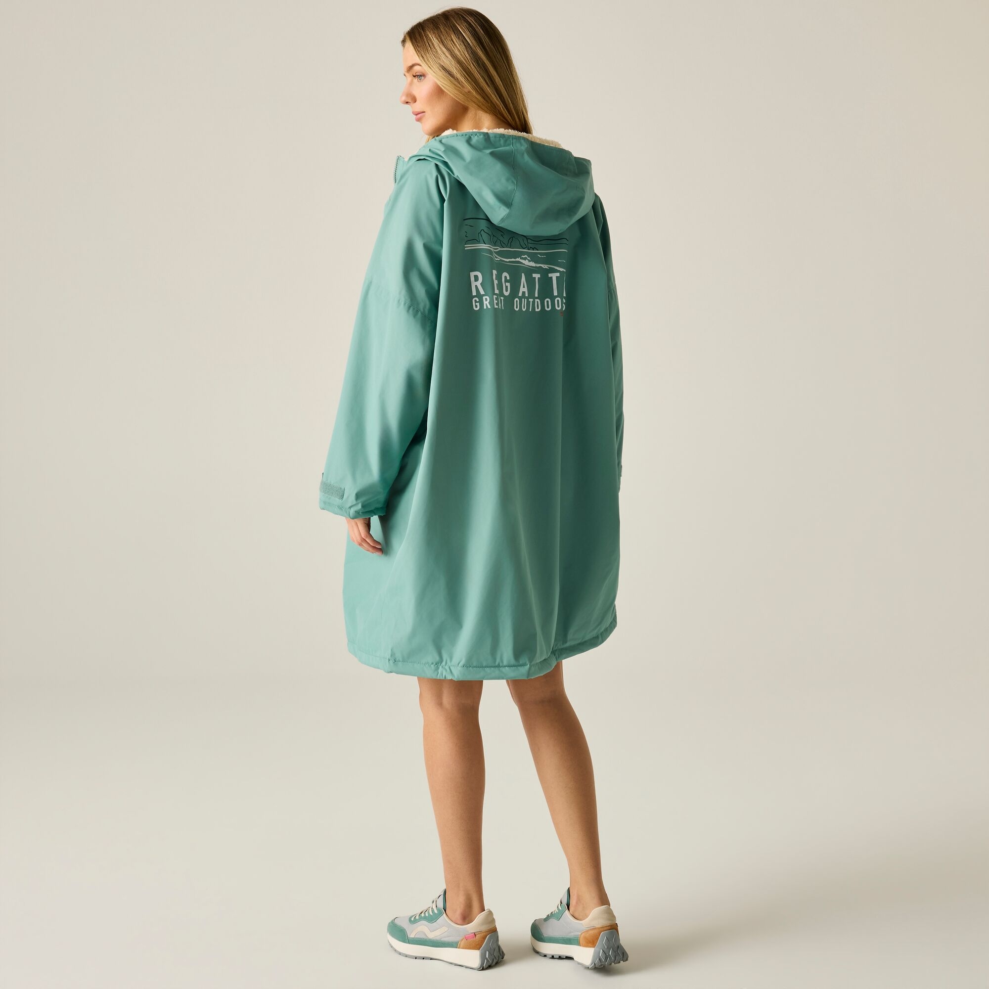Regatta   Płaszcz do przebierania unisex wodoodporny Changing Robe Zielony