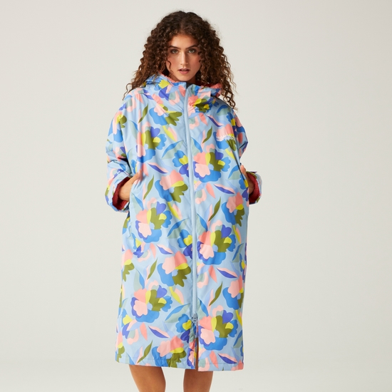 Adult Changing Robe Abstract Floral Print