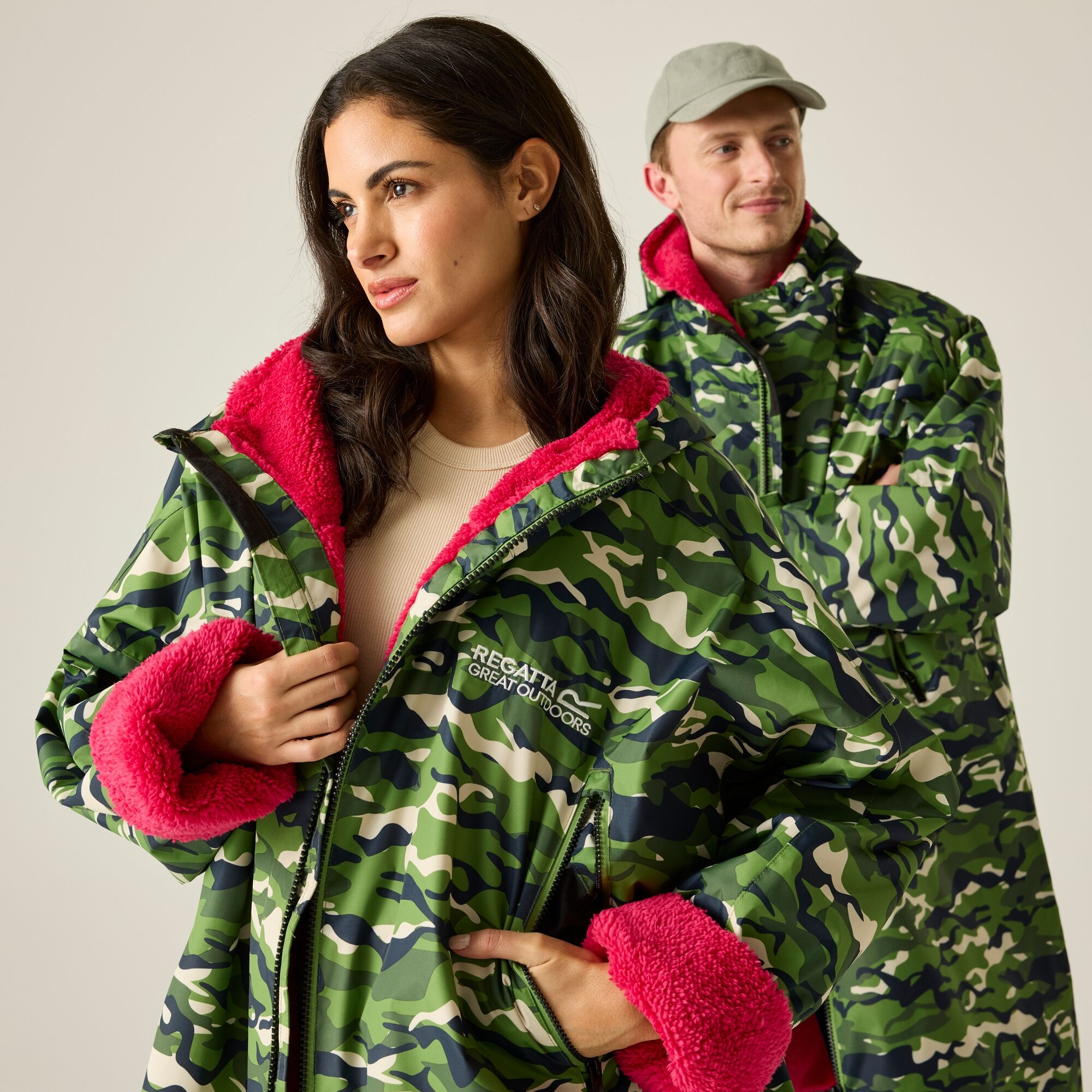 Regatta   Płaszcz do przebierania unisex wodoodporny Changing Robe Zielony