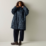 Navy Abstract Leopard