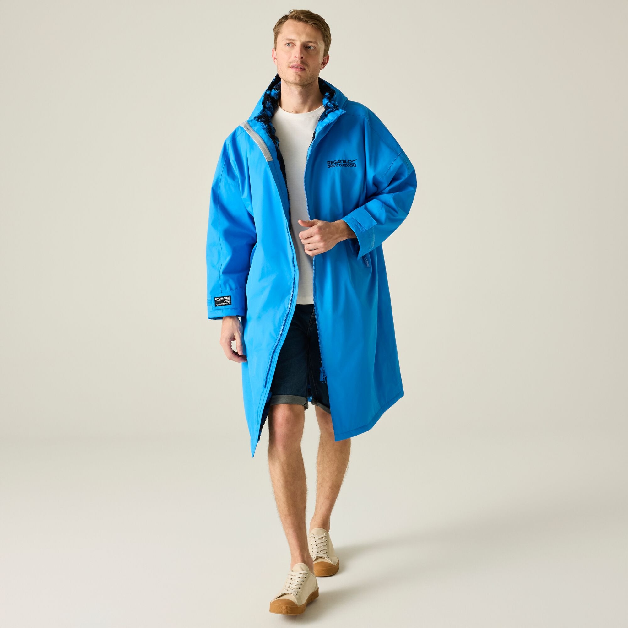 Regatta   Płaszcz do przebierania unisex wodoodporny Changing Robe Niebieski