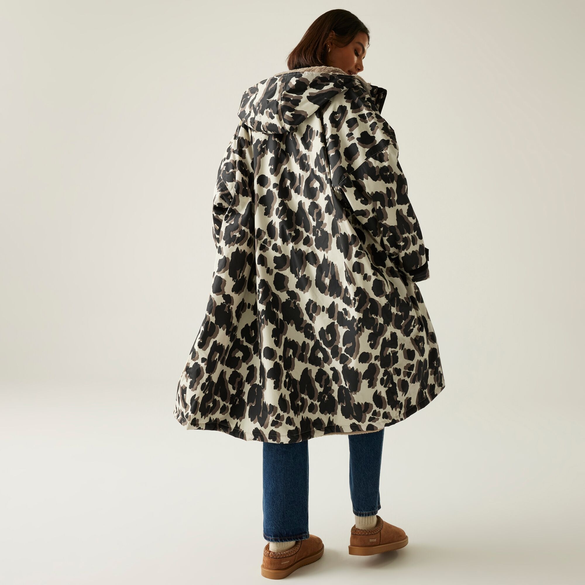 Regatta Płaszcz unisex plażowy wodoodporny Changing Robe Beżowy