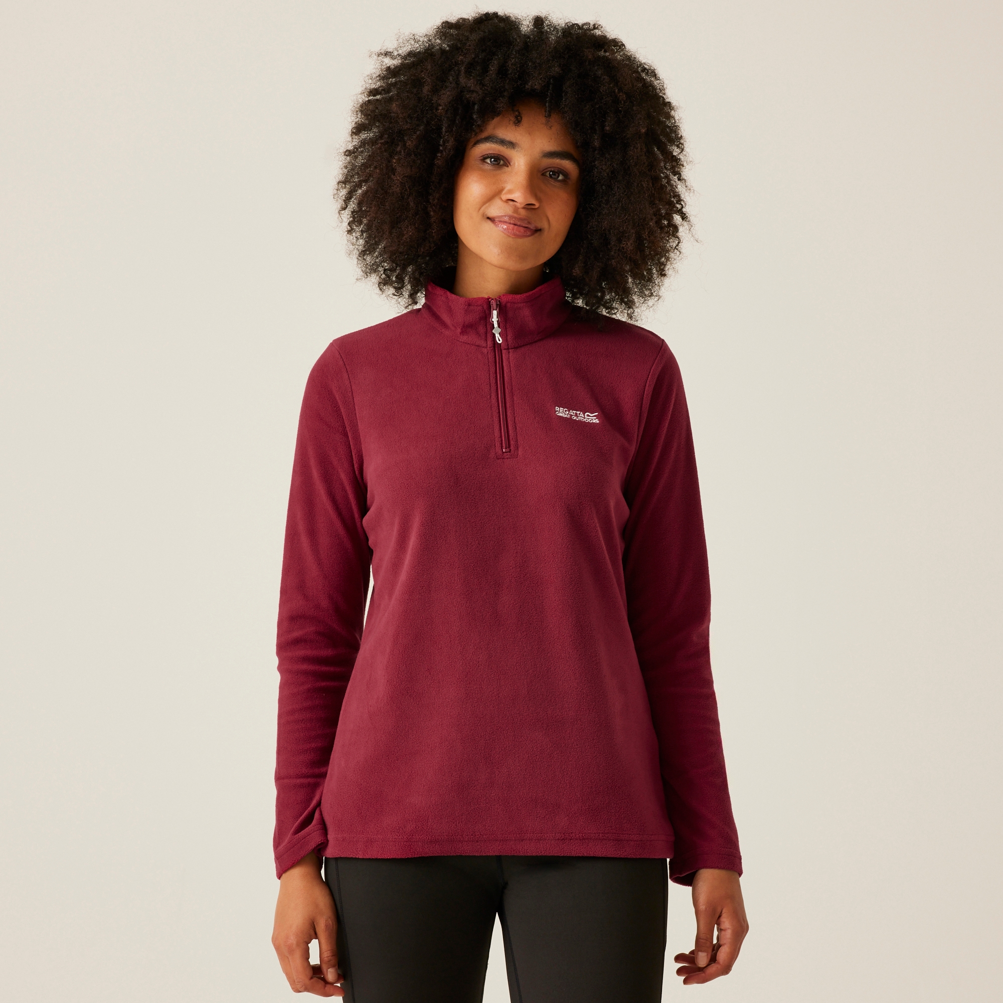 Regatta   Polar damski z suwakiem 1/2 Sweethart Czerwony