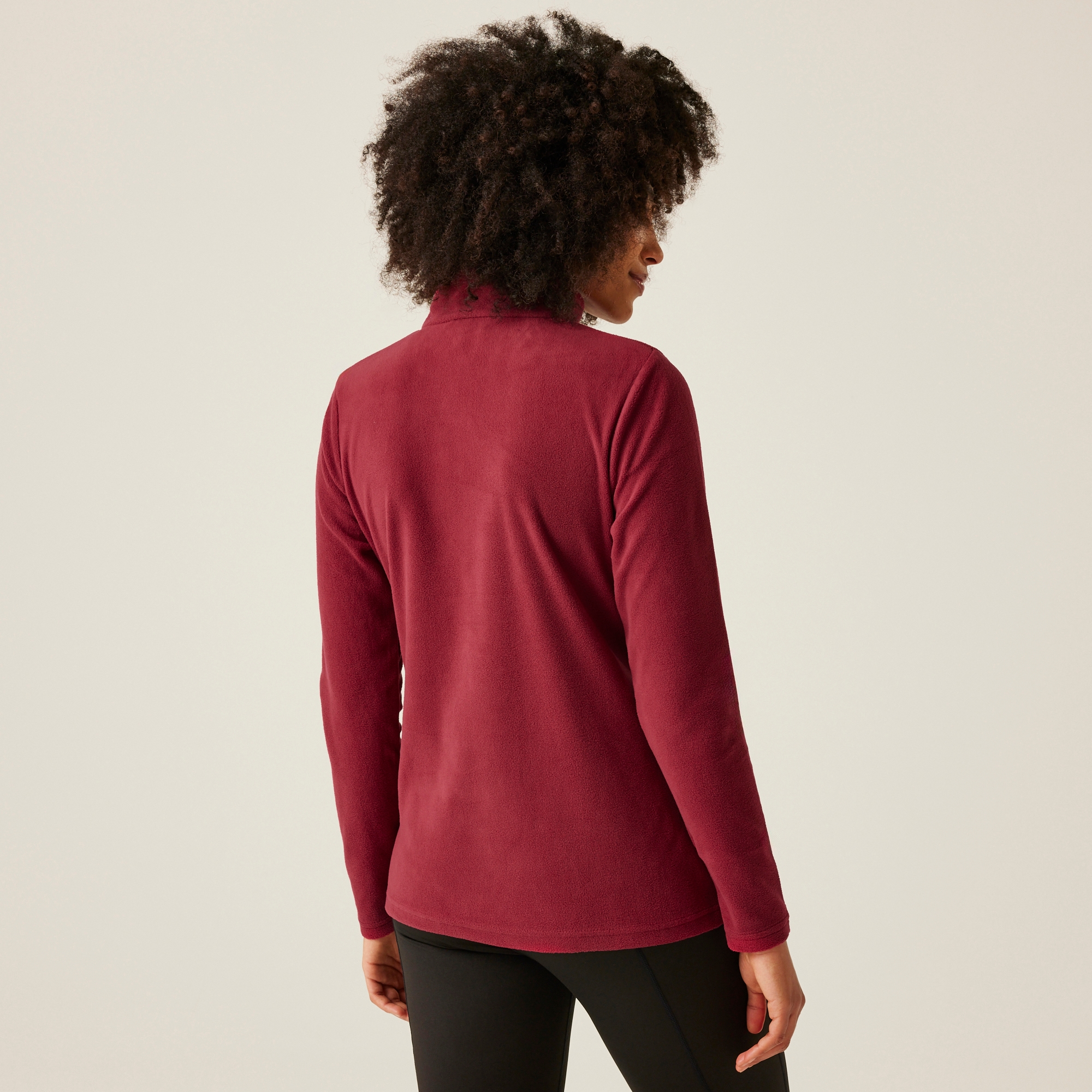 Regatta Polar damski z suwakiem 1/2 Sweethart Ciemnoczerwony