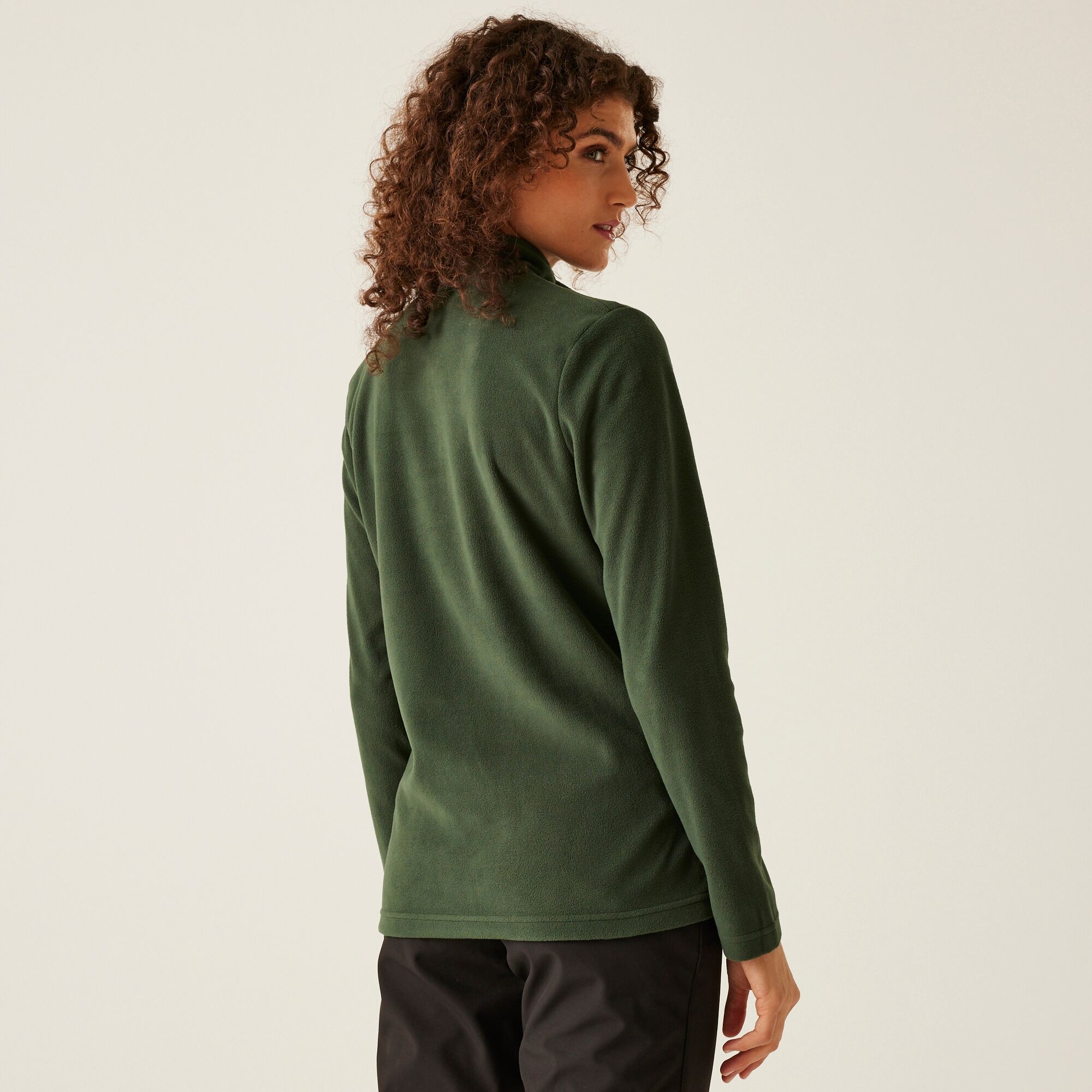 Regatta Polar damski z suwakiem 1/2 Sweethart Ciemna zieleń