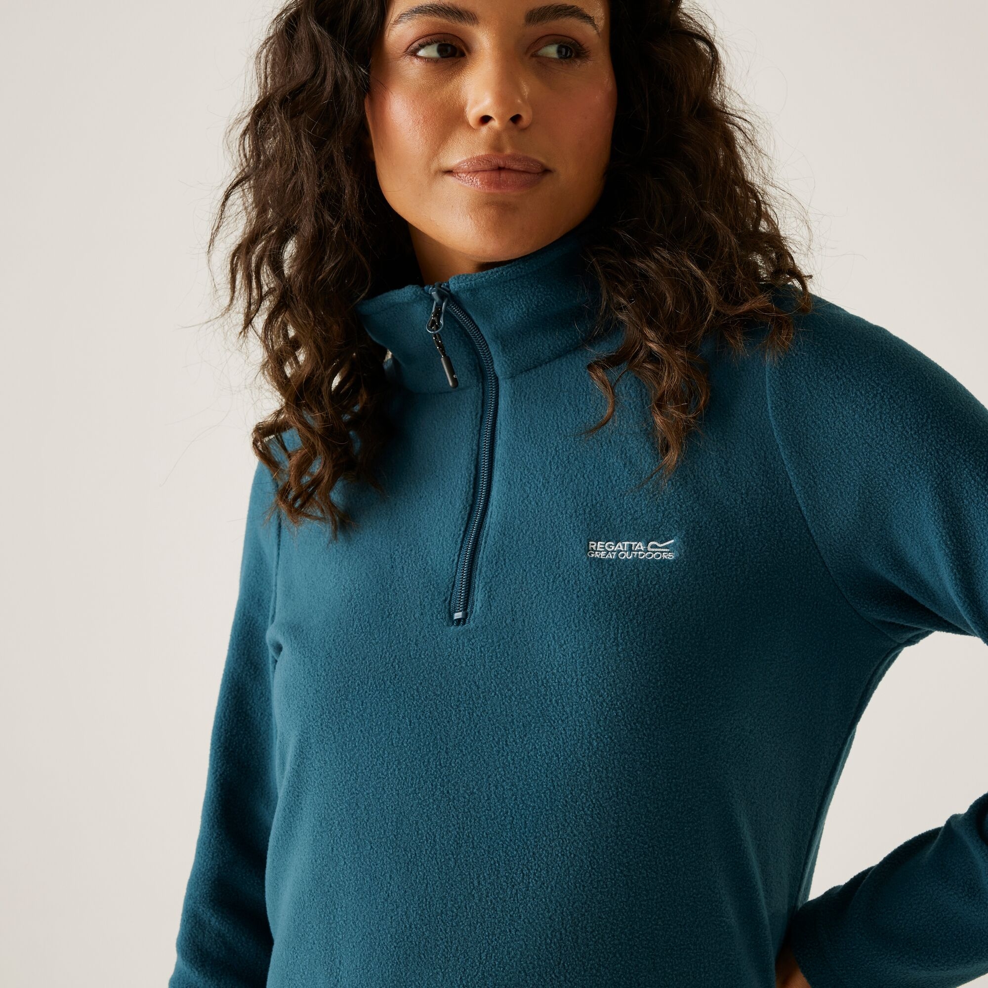 Regatta Women's Sweethart Half-Zip Fleece - Blue Size 16