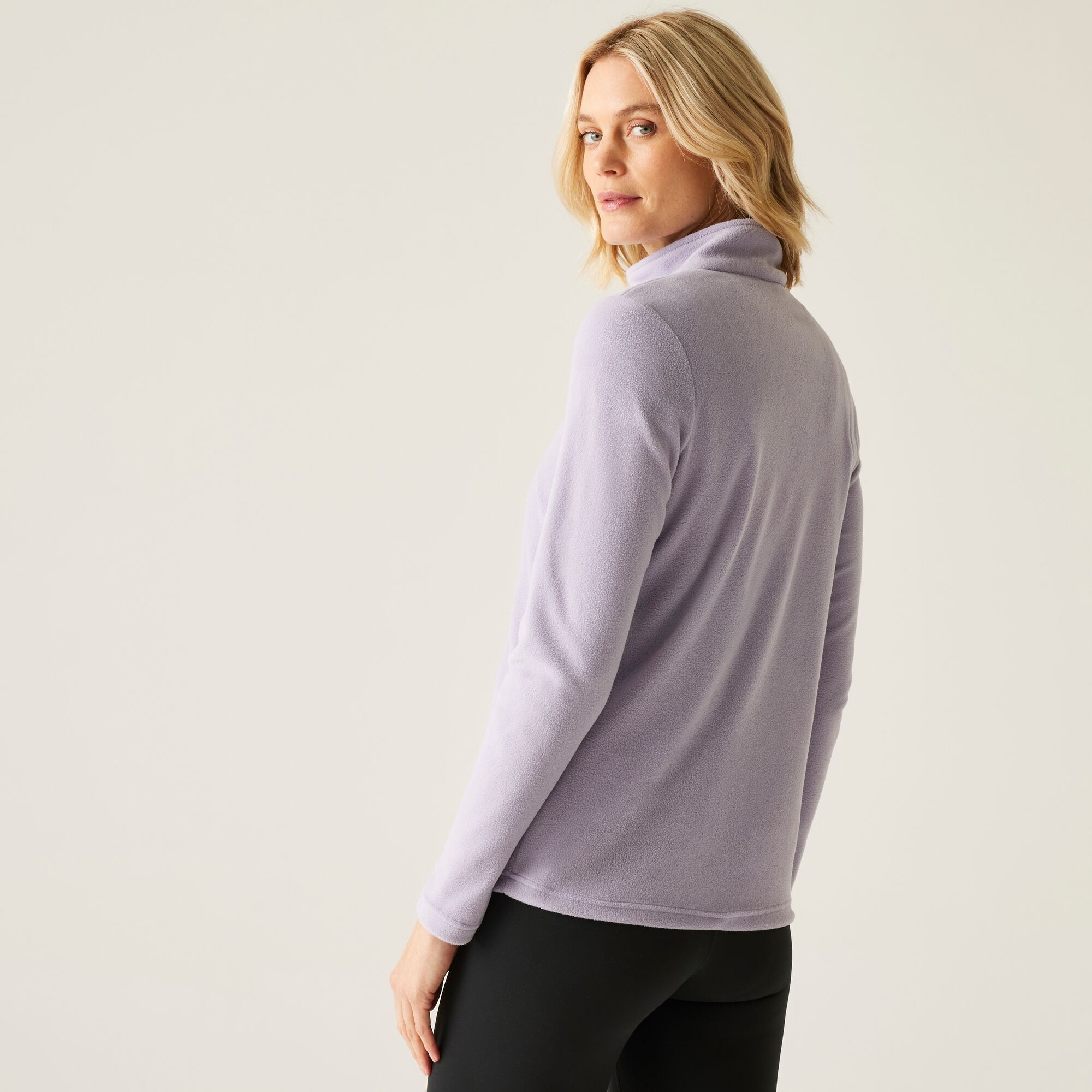 Regatta Polar damski z suwakiem 1/2 Sweethart Fioletowy