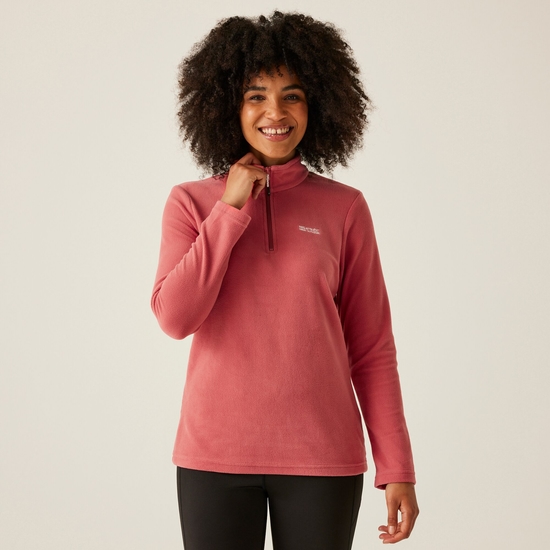 Women's Sweethart Lightweight Half-Zip Fleece Mineral Red