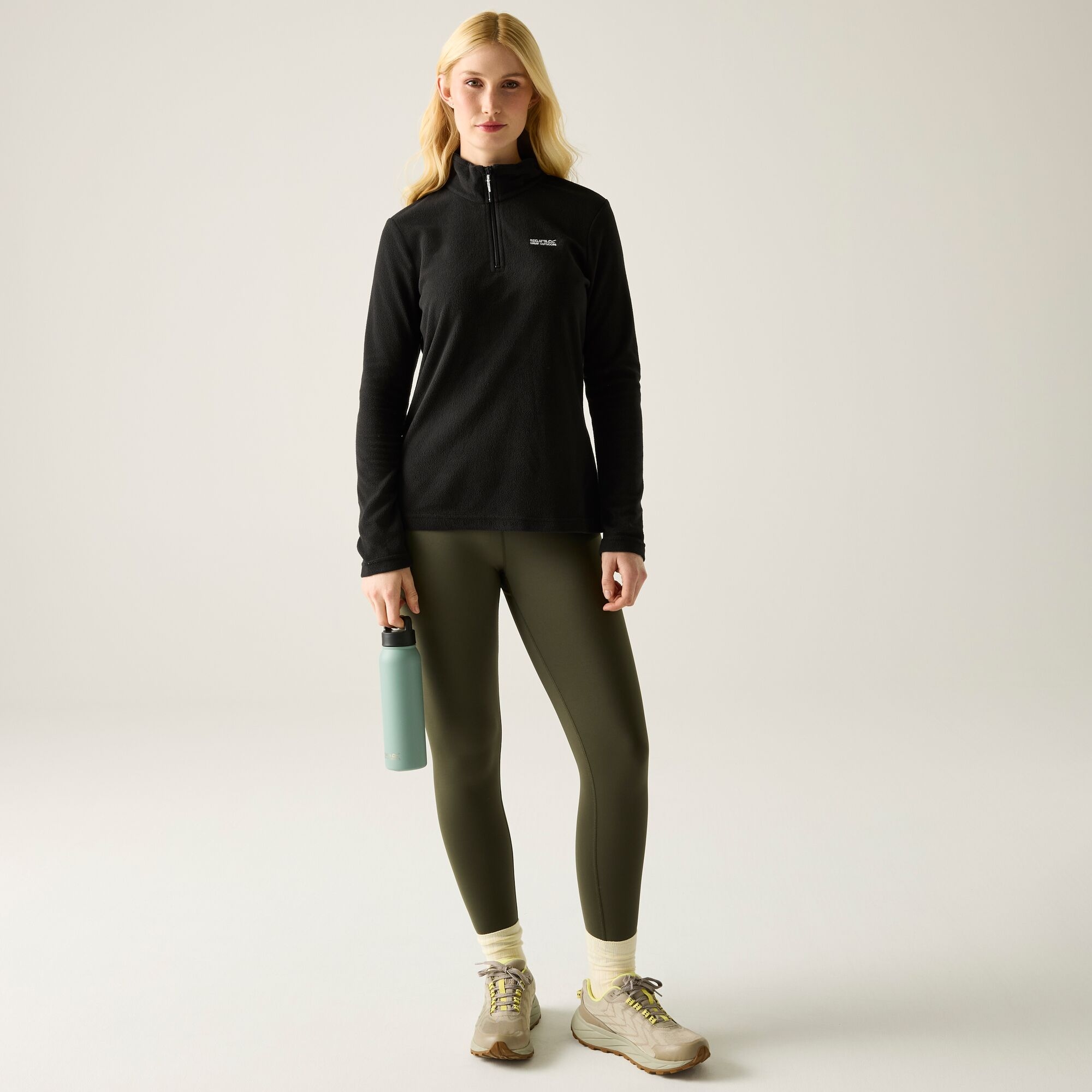 Regatta Polar damski z suwakiem 1/2 Sweethart Czarny