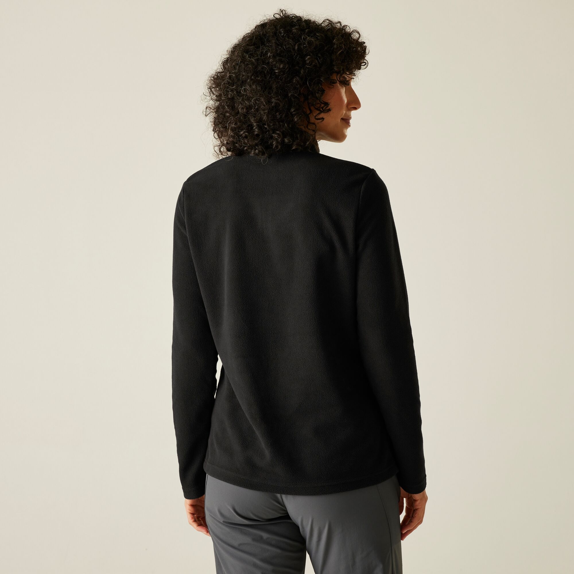 Regatta Polar damski z suwakiem 1/2 Sweethart Czarny