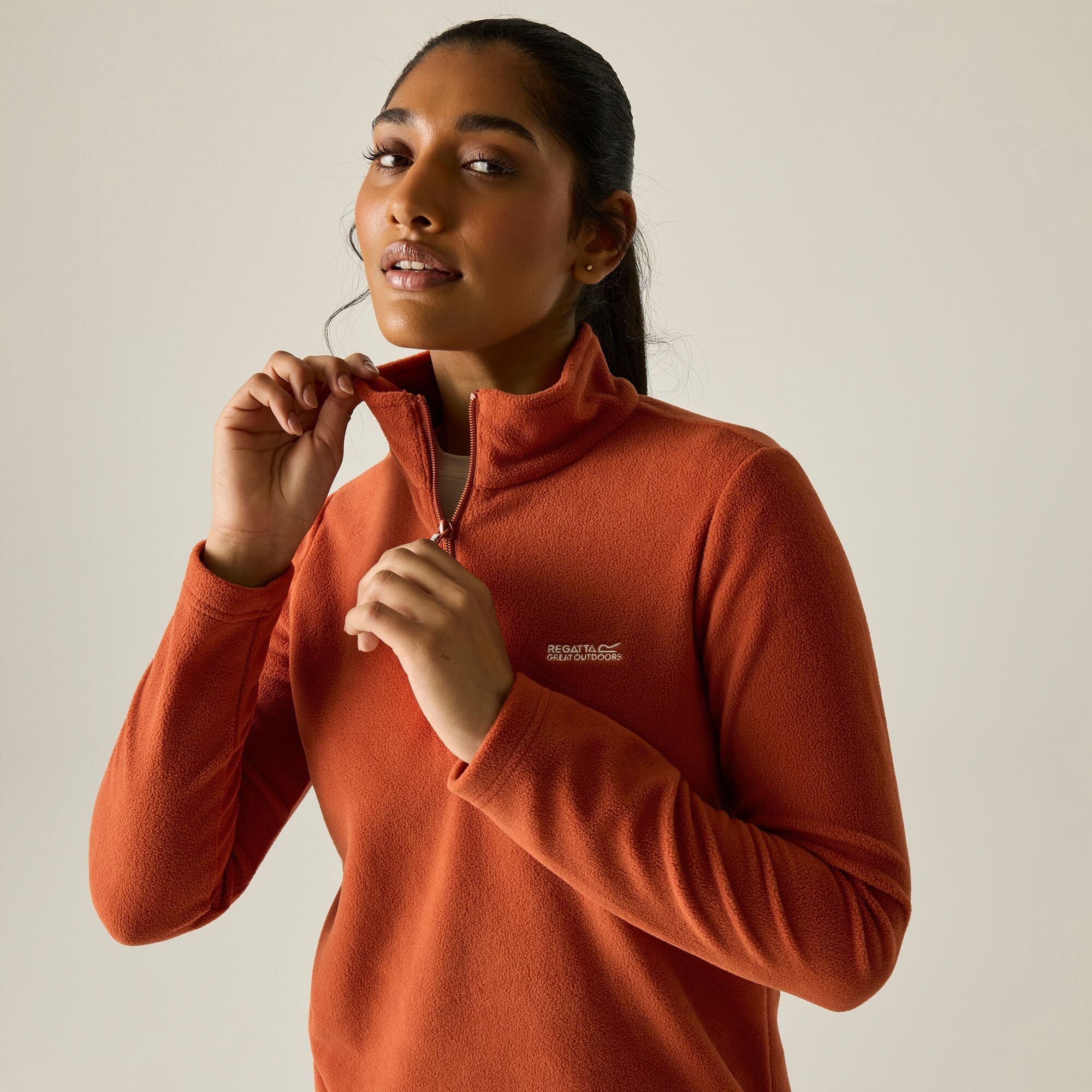 Regatta Sweethart Half-Zip Fleece Size: 22 Women's Red