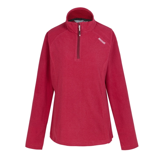 Women's Montes Lightweight Half-Zip Fleece Deep Pink/Hot Pink