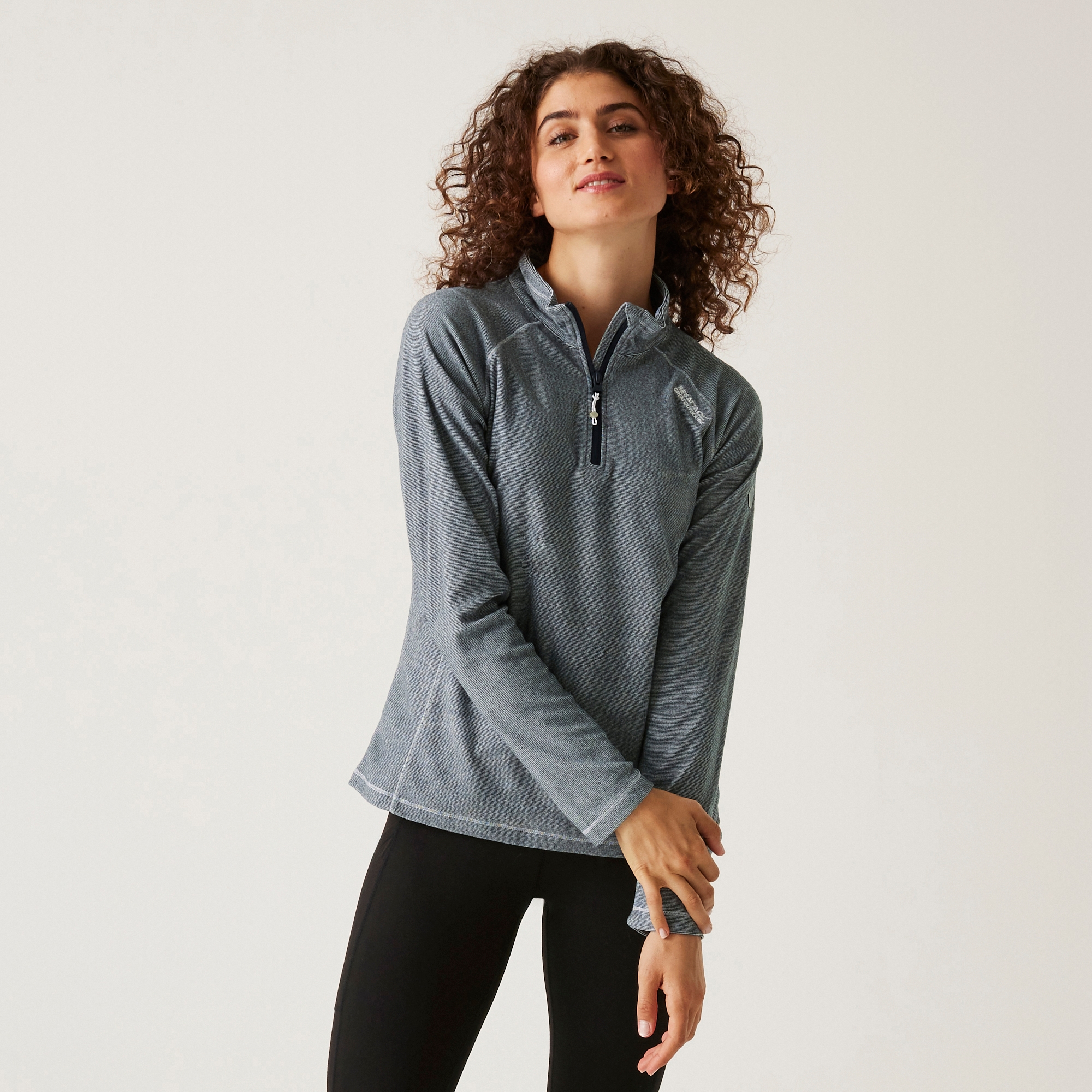 Regatta Women's Montes Half-Zip Fleece - Blue Size 20 - Image 2