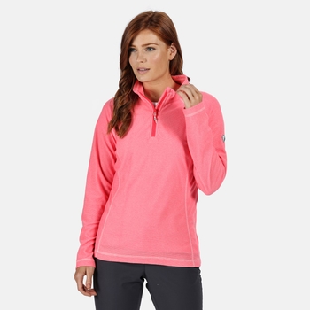 Women’s Montes Lightweight Half-Zip Fleece Neon Pink