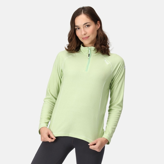 Women's Montes Lightweight Half-Zip Fleece Quiet Green