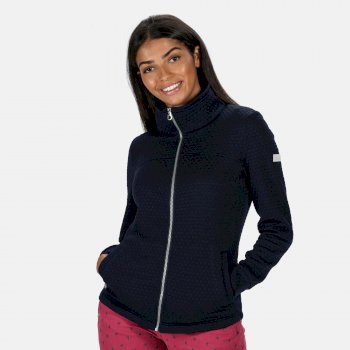 Women's Sulola Coolweave Full Zip Quilted Fleece Navy