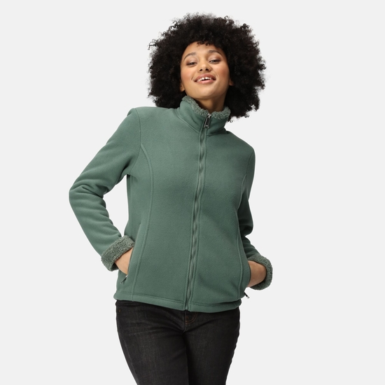 Brandall Femme Polaire épais zippé Vert