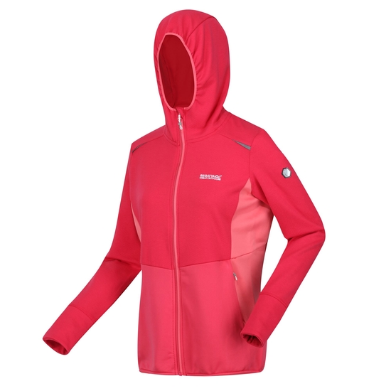 Women's Highton Pro Full Zip Fleece Rethink Pink Tropical Pink