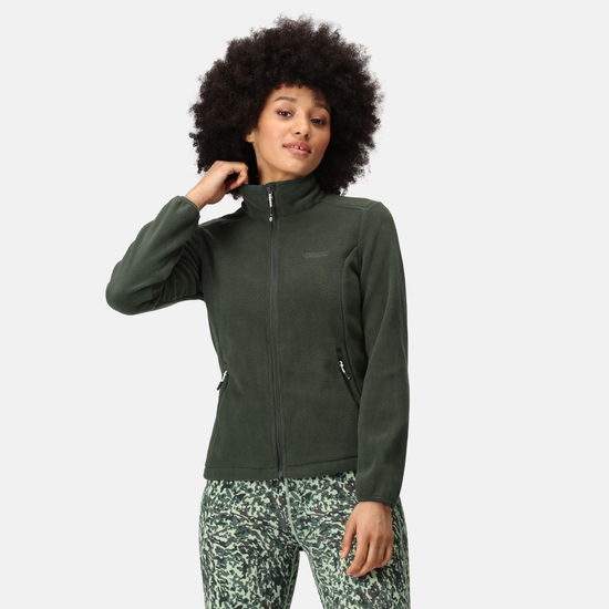 Floreo IV Femme Polaire zippé Vert