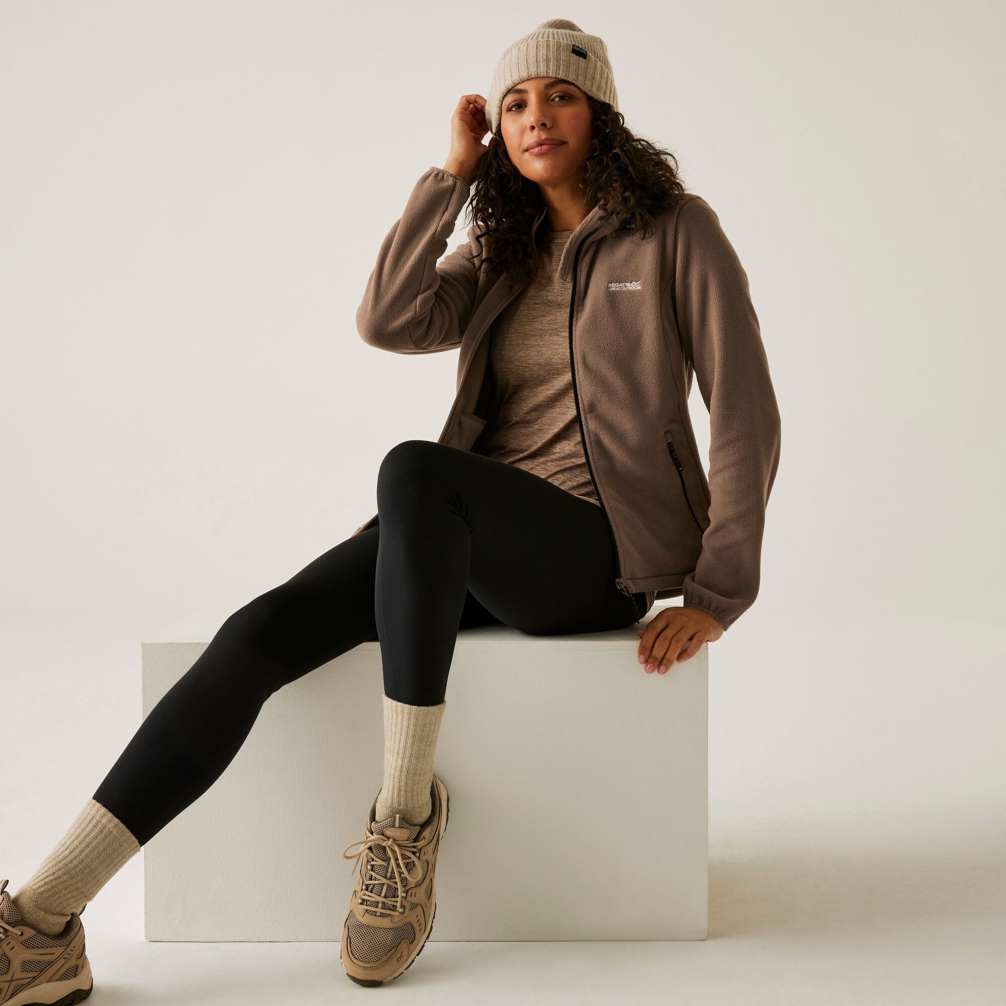 Regatta Polar damski rozsuwany Floreo IV Brązowy