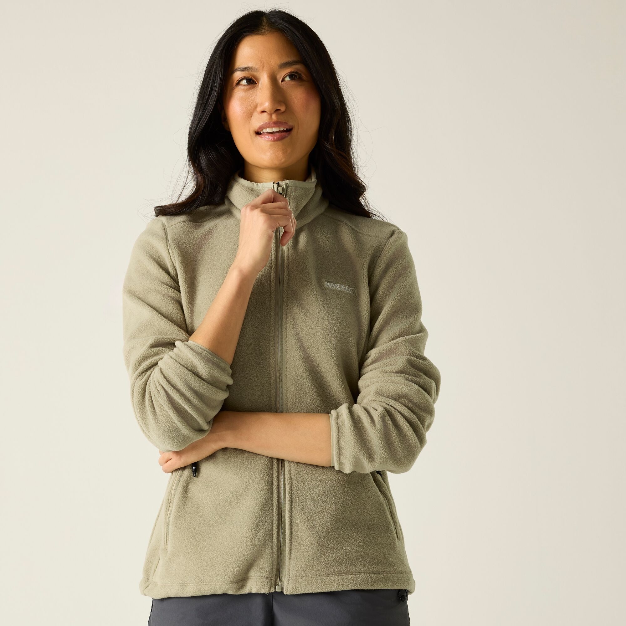 Regatta   Polar damski rozsuwany Floreo IV Brązowy