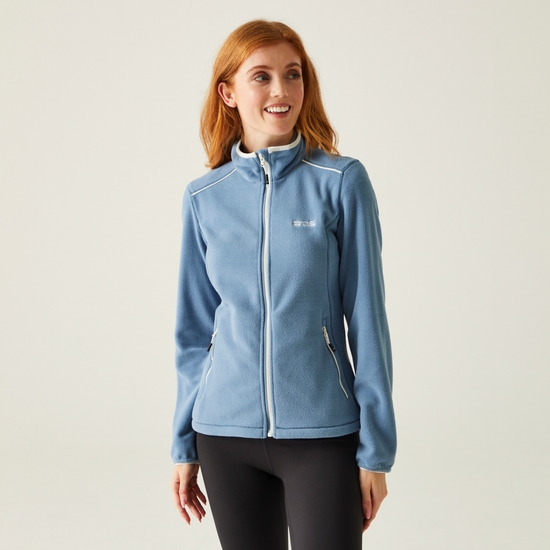 Women's Floreo IV Full Zip Fleece Coronet Blue White