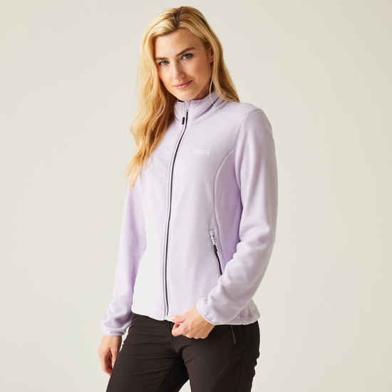 Floreo IV Femme Polaire zippé Violet