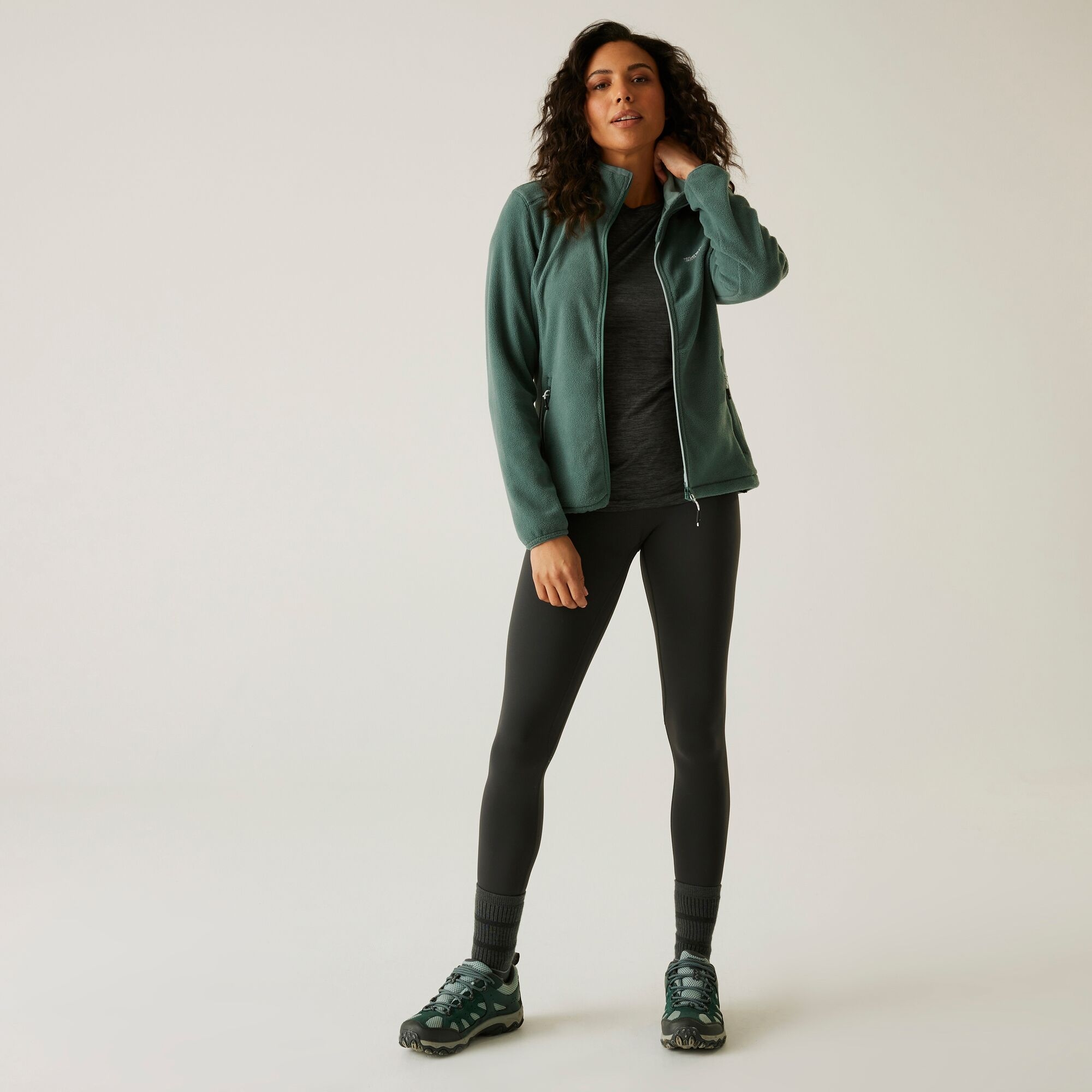 Regatta Polar damski rozsuwany Floreo IV Zielony