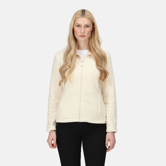 Women's Kizmitt Full Zip Jumper Light Vanilla Fluffy