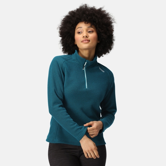 Kenger II Polaire 1/4 zip pour femme Bleu