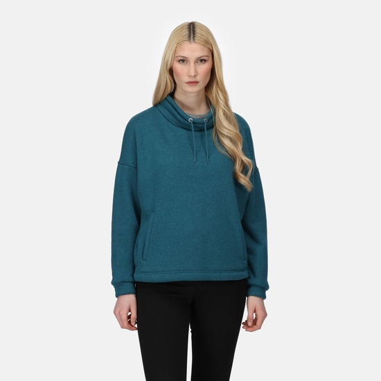 Janelle Damen-Pullover in Jersey-Qualität Grün