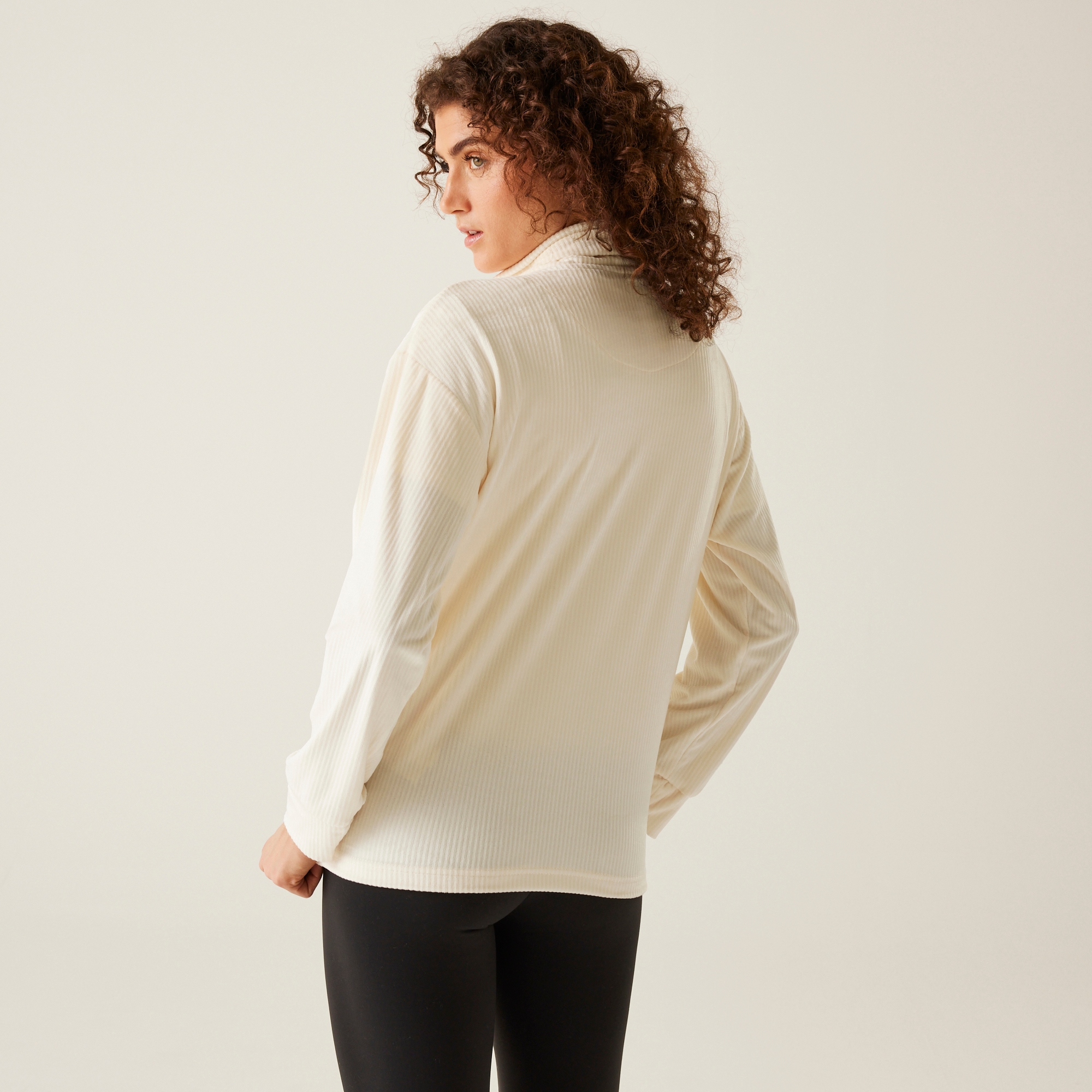 Damska bluza z suwakiem Jessalyn Waniliowy