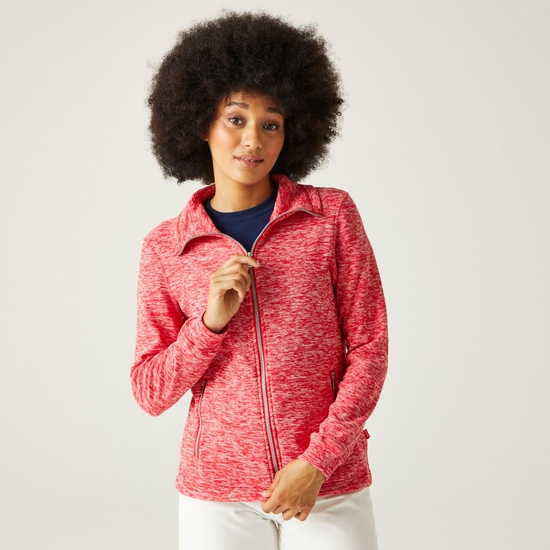 Women's Azaelia Full-Zip Fleece High Risk Red Marl