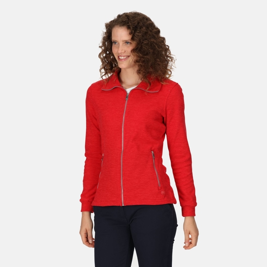 Women's Azaelia Full-Zip Fleece Miami Red Marl 