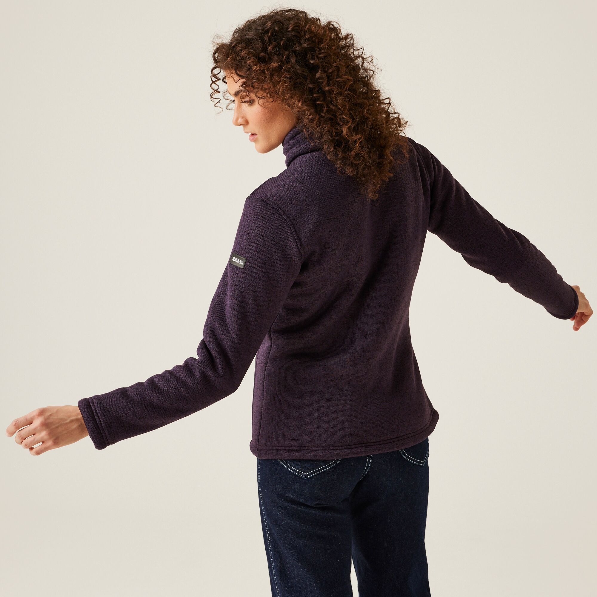 Regatta Damski polar z suwakiem Razia II Fioletowy