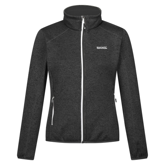 Women's Newhill Full Zip Fleece Seal Grey Black