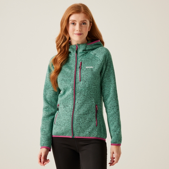 Newhill Fleece mit Kapuze für Damen Grün