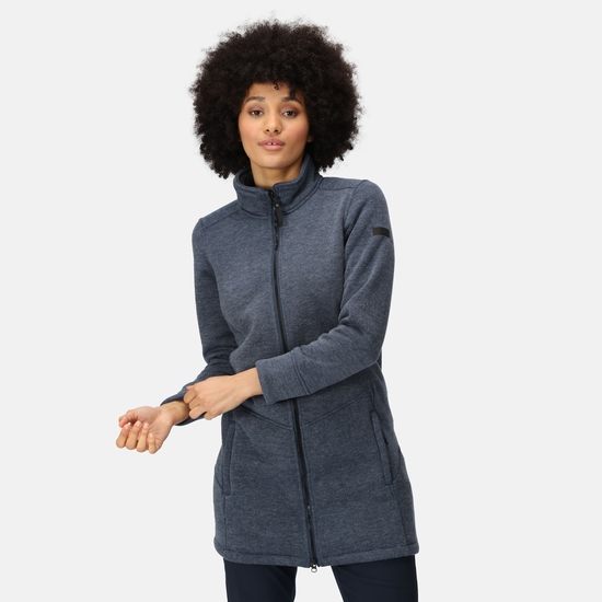 Anderby Femme Veste coupe longue Bleu