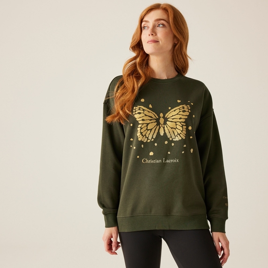 Christian Lacroix - Women's Beauvision Sweatshirt Dark Khaki