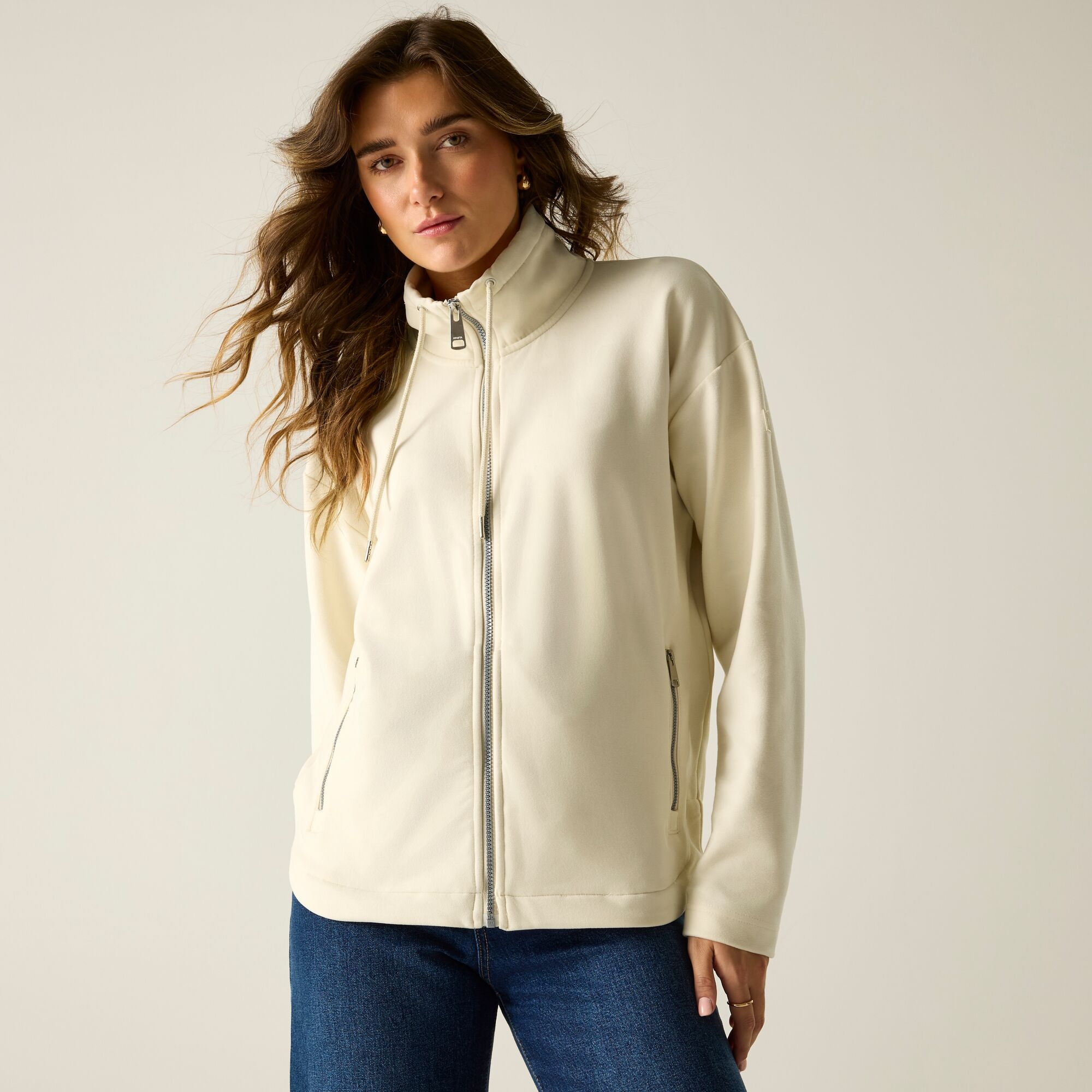 Regatta Women's Cream Ashlynn Fleece in Size 14, Sports Direct - Image 2
