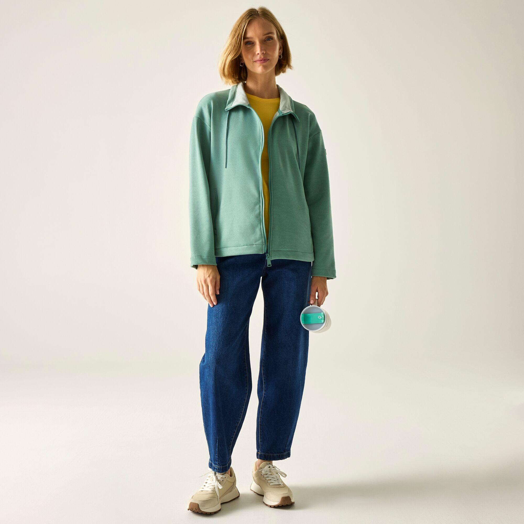 Regatta Women's Ashlynn Fleece - Green Size 8