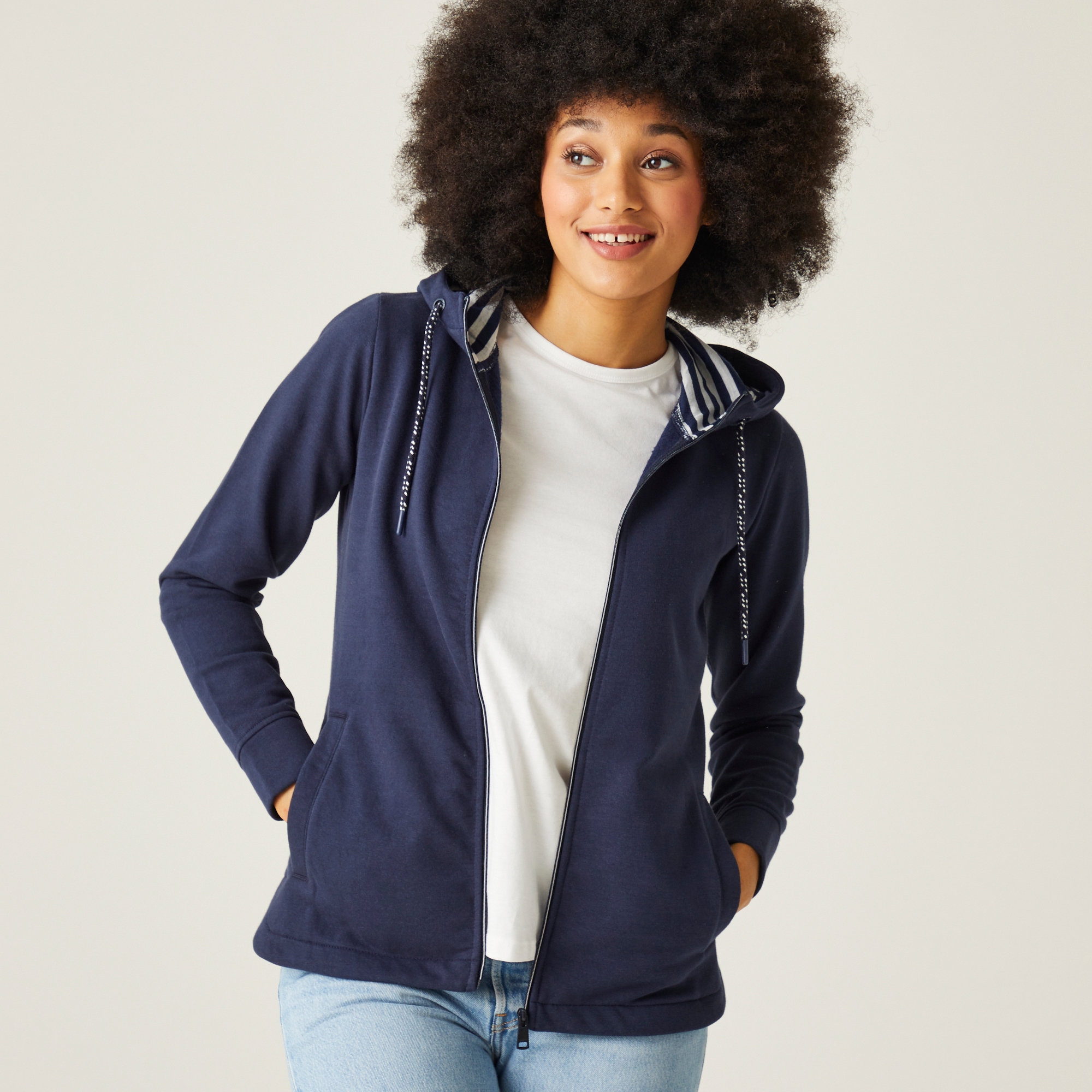 Regatta Damska bluza z kapturem Bayletta Granatowy