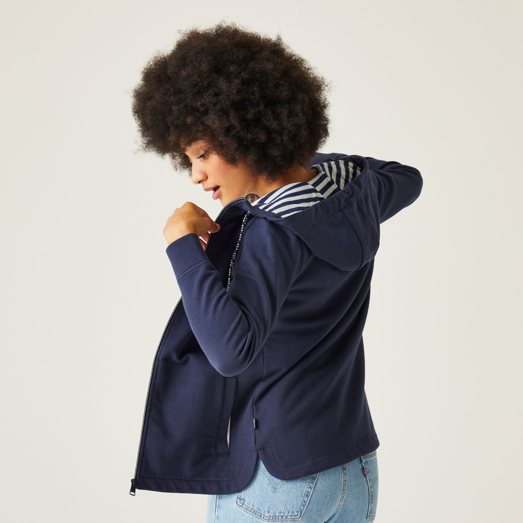 Regatta Damska bluza z kapturem Bayletta Granatowy